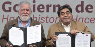 Gobierno de Puebla y Federación firman convenio en materia de población convenio