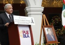AMLO reconoce labor de Barbosa por la 4T en Puebla Gobernador