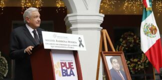AMLO reconoce labor de Barbosa por la 4T en Puebla Gobernador