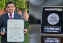 Otorgan medalla Ing. José Emilio Amores Cañals, a decano UDLAP Medalla