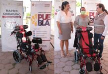 SEDIF entrega silla de ruedas a menor con parálisis en Yeloixtlahuaca SEDIF