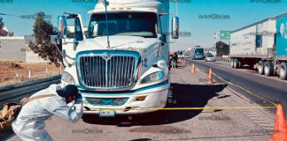 Matan a trailero durante intento de asalto en la Puebla-Orizaba trailero