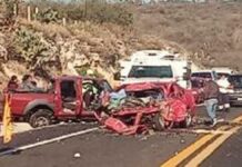 Accidente deja 3 muertos y 4 lesionados en la Cuacnopalan-Oaxaca Accidente
