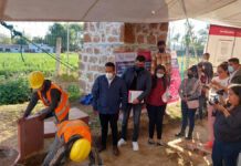 Ariadna Ayala da inicio a dos obras en Atlixco Ariadna