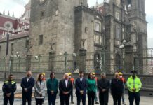 Inician trabajos de mantenimiento de la Catedral de Puebla