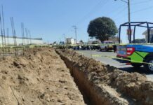 FGE investiga accidente en obras de drenaje en La Resurrección