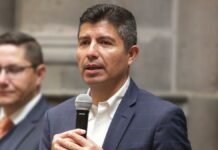 Promete Rivera trabajo 24/7 ante percepción de inseguridad en Puebla Rivera