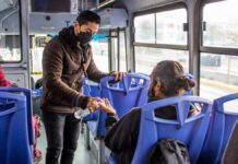 SMT revisa medidas sanitarias en transporte público SMT