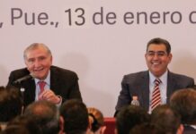 Para la federación, Sergio Salomón es el gobernador de Puebla: Adán Augusto Sergio