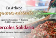 Atlixco anuncia el regreso del “Miércoles Solidario”