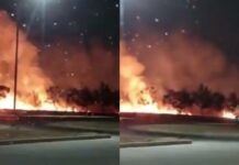 Sofocan incendio en pastizal de Lomas de Angelópolis
