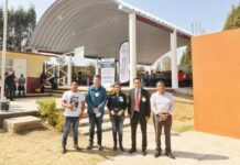 Paola Angon entrega obras de rehabilitación en Telesecundaria “Ignacio Zaragoza”