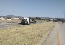 Cierre en autopista Arco Norte lleva ¡12 horas! Autopista