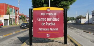 Dan mantenimiento a señalética para delimitar Centro Histórico señalética