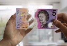 Australia remplazará a la monarquía británica de sus billetes de 5 dólares Billetes