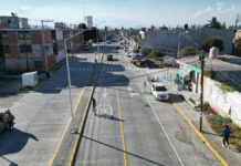 Calle en San Ramón fue rehabilitada con 6.7 mdp Calle