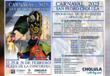 ¡Chécalo! Este es el programa del Carnaval de San Pedro Cholula 2023 Carnaval