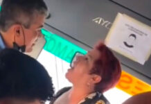 Mujer pelea con chofer de autobús; avienta piedra y golpea a bebé Chofer