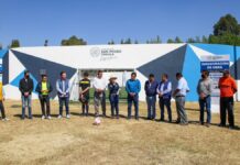 Entrega Paola Angon primera rehabilitación de Unidad Deportiva San Pedro