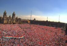 Calculan 500 mil asistentes a marcha para defender al INE