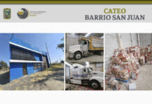 Fiscalía recupera en Barrio San Juan, autos y mercancía robada Fiscalía