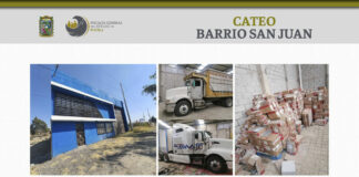 Fiscalía recupera en Barrio San Juan, autos y mercancía robada Fiscalía