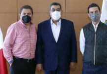 Sergio Salomón celebra reunión con líder del PRD