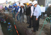Obras llegan a sistema colector sanitario de Xochimehuacan Obras