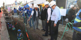 Obras llegan a sistema colector sanitario de Xochimehuacan Obras