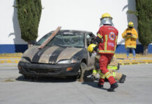 Protección Civil de Puebla capital se certifica en extracción vehicular Puebla