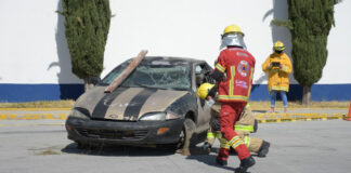 Protección Civil de Puebla capital se certifica en extracción vehicular Puebla