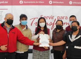 Entrega Ariadna Ayala barda perimetral y pavimentación de colonias