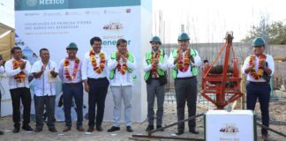 Colocan primera piedra del Banco de Bienestar en Ajalpan Bienestar