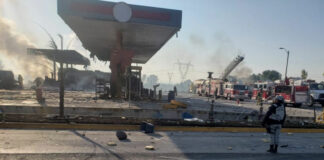 Explota gasolinera en Tula de Allende, Hidalgo gasolinera