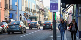 Continuará exenciones para residentes en parquímetros del Centro Histórico Parquímetros en Puebla