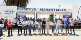 Paola Angon entrega rehabilitación de Unidad Deportiva Manantiales Angon