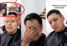 Joven va a cortarse el cabello y llora al ver el resultado Cabello