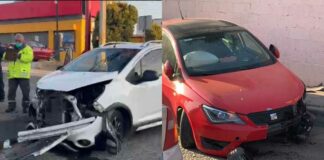 Choques dejan cinco lesionados en Totimehuacan Choques