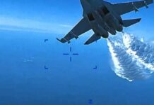 EU publica clip del incidente entre dron y avión ruso Dron