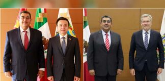 Gobernador estrecha lazos con embajadores de China y Unión Europea Gobernador