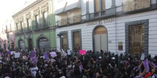 Congreso de Puebla será blindado por Marcha del 8M Marcha