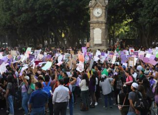 Marchas del 8M dejan saldo blanco en Puebla: SEGOB Marchas
