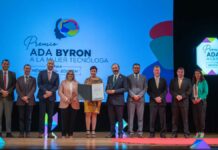 Patricia Amézaga recibe Premio Ada Byron a la Mujer Tecnóloga Patricia