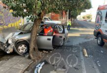 Ruta Valsequillo choca contra chevy; madre e hija resultan heridas Ruta
