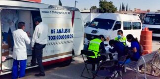 SMT detecta consumo de drogas a 8 conductores de transporte SMT