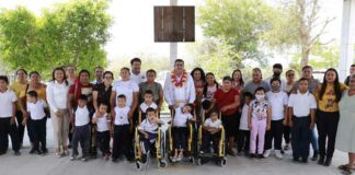 Sergio Salomón inaugura Centro de Atención Múltiple en Huehuetlán el Chico Sergio