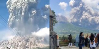 Entra en erupción el volcán Merapi en Indonesia