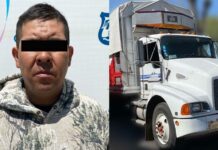 Cae sujeto tras intento de robo de camión de carga en la México-Puebla