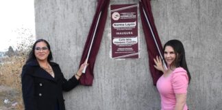 Inaugura Norma Layón pavimentación de la calle Nila Vázquez Castillo Calle Nila Vázquez