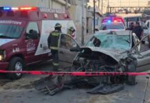 Muere conductor al chocar con camión en la federal a Tehuacán conductor